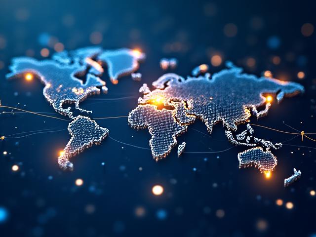 Digital representation of a global supply chain network